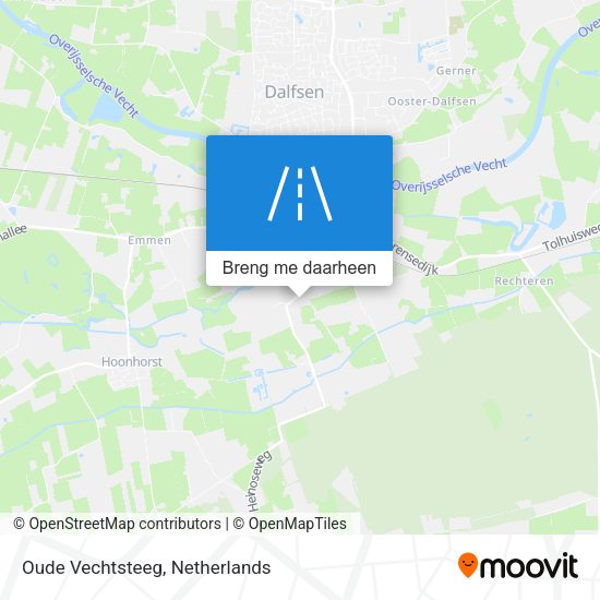 Oude Vechtsteeg kaart