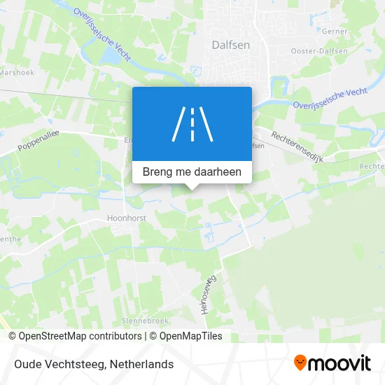 Oude Vechtsteeg kaart