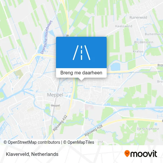 Klaverveld kaart