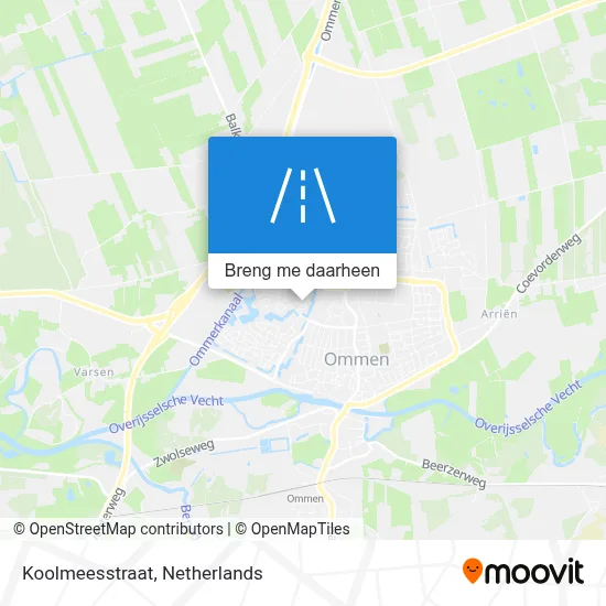 Koolmeesstraat kaart