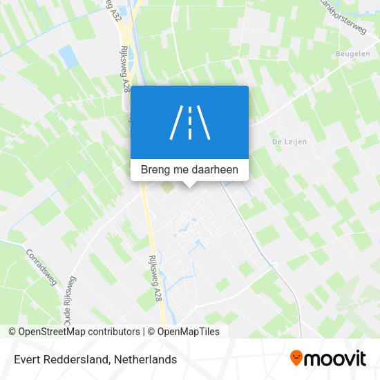 Evert Reddersland kaart
