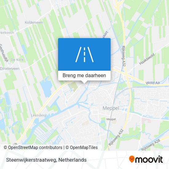 Steenwijkerstraatweg kaart
