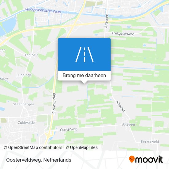 Oosterveldweg kaart