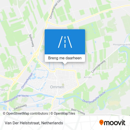 Van Der Helststraat kaart