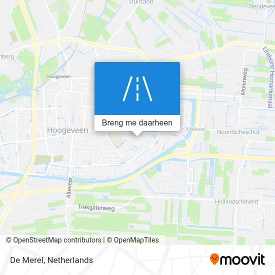 De Merel kaart