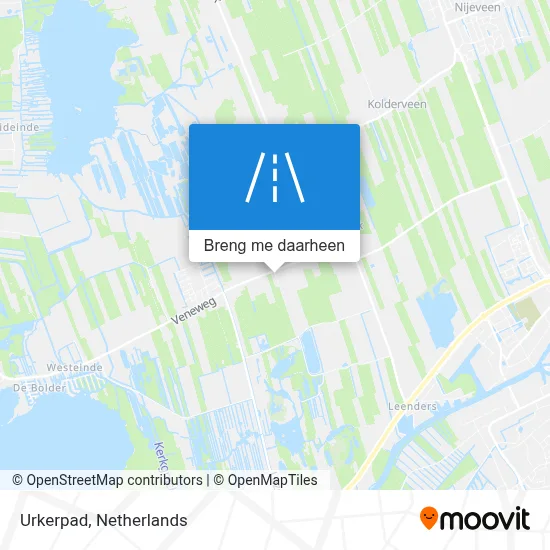 Urkerpad kaart