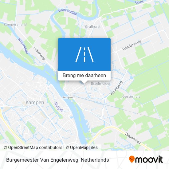 Burgemeester Van Engelenweg kaart