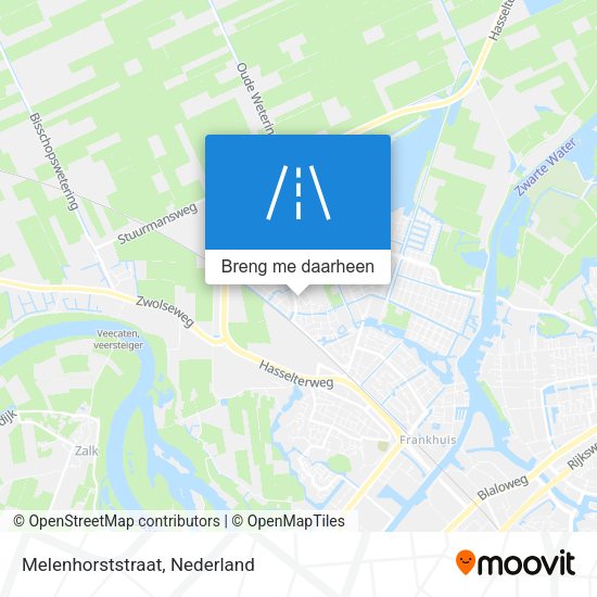 Melenhorststraat kaart