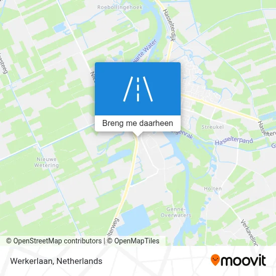 Werkerlaan kaart