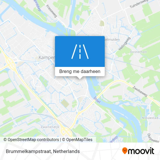 Brummelkampstraat kaart