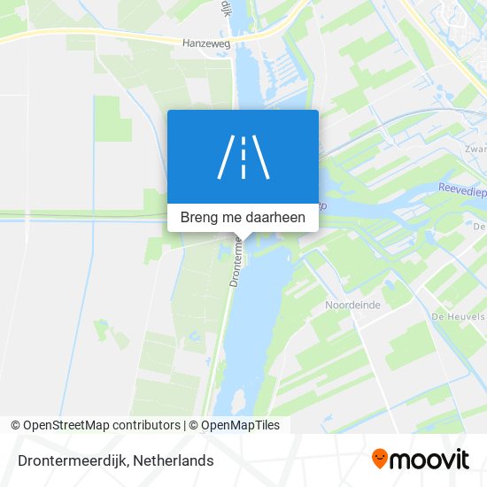 Drontermeerdijk kaart