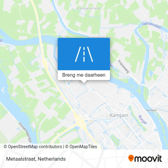 Metaalstraat kaart