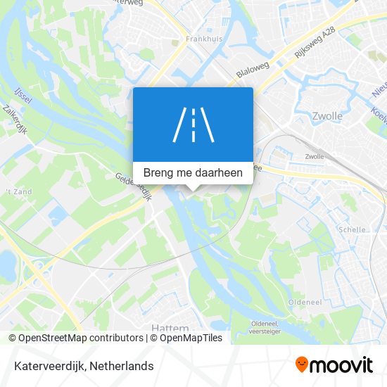 Katerveerdijk kaart