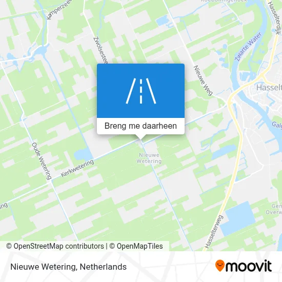 Nieuwe Wetering kaart
