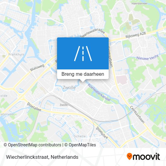 Wiecherlinckstraat kaart