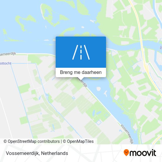 Vossemeerdijk kaart