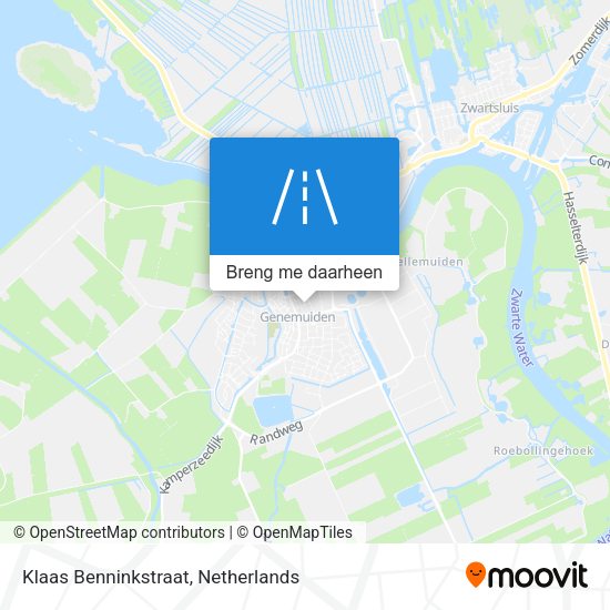 Klaas Benninkstraat kaart