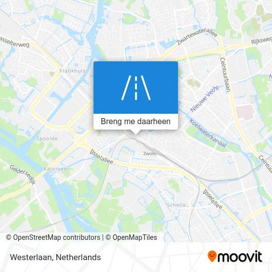 Westerlaan kaart