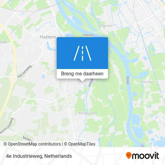 4e Industrieweg kaart