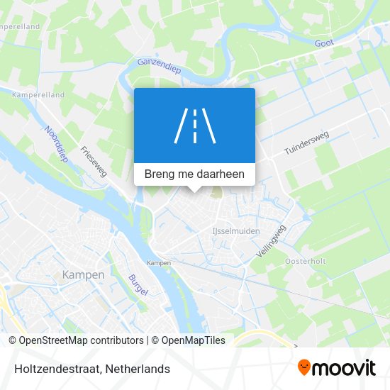 Holtzendestraat kaart