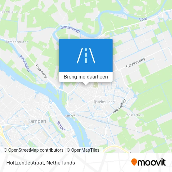 Holtzendestraat kaart