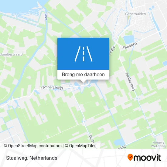 Staalweg kaart