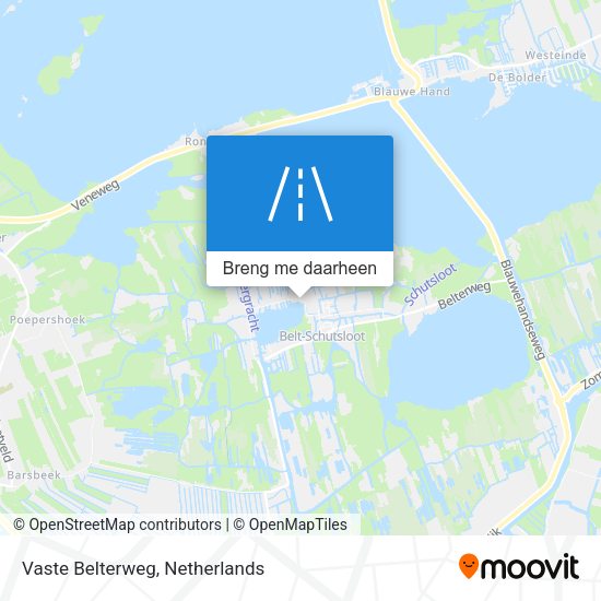 Vaste Belterweg kaart