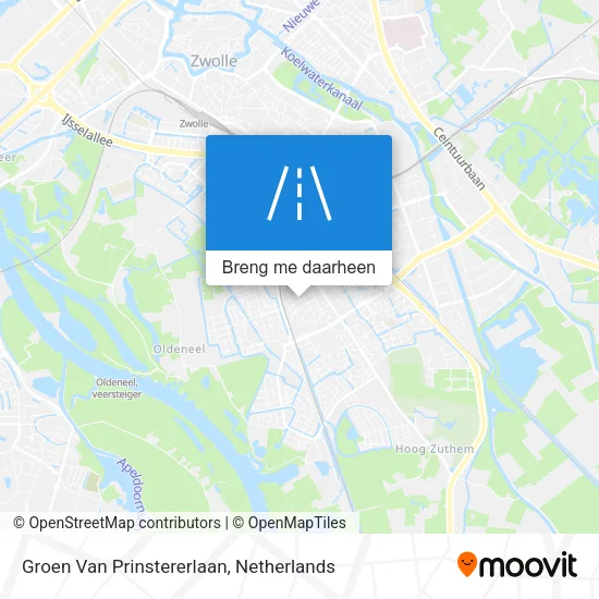 Groen Van Prinstererlaan kaart