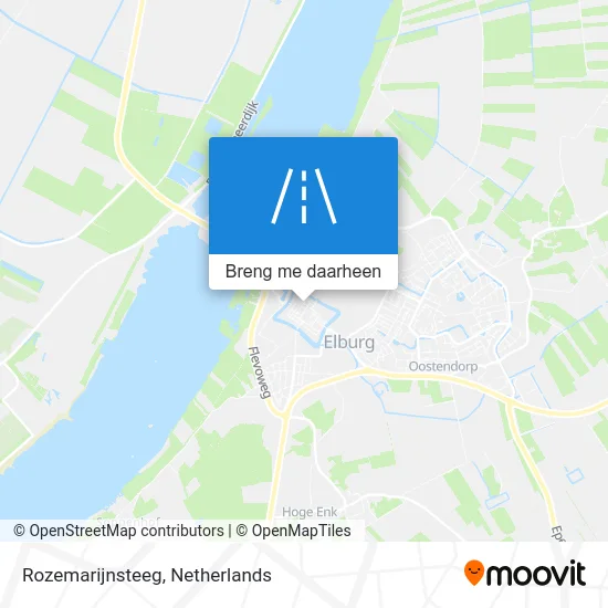 Rozemarijnsteeg kaart