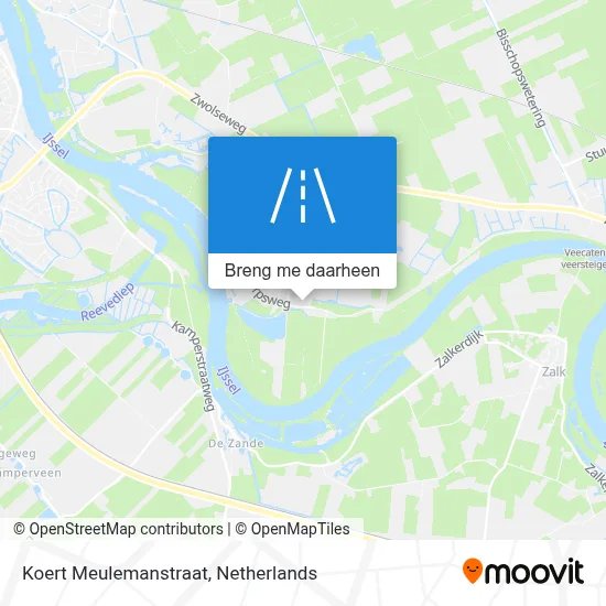 Koert Meulemanstraat kaart