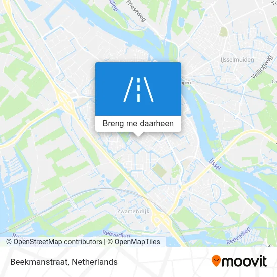 Beekmanstraat kaart