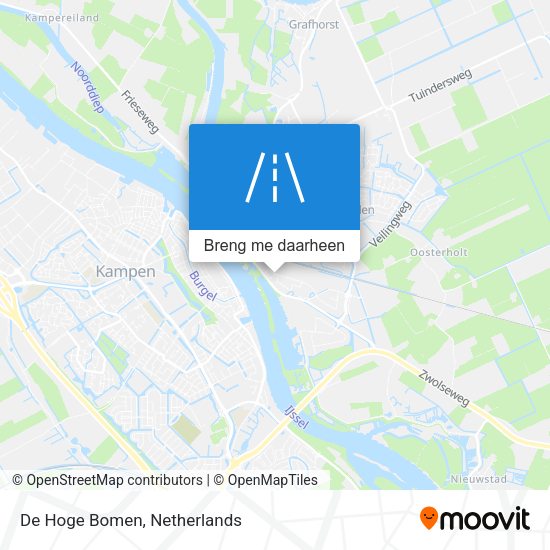 De Hoge Bomen kaart