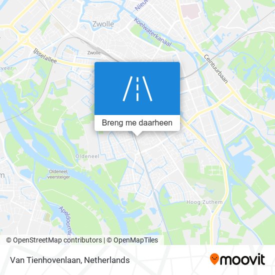 Van Tienhovenlaan kaart