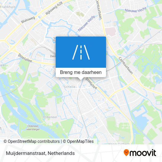 Muijdermanstraat kaart