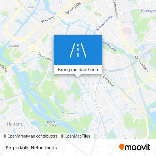 Karperkolk kaart
