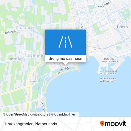 Houtzaagmolen kaart