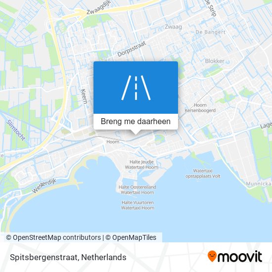 Spitsbergenstraat kaart