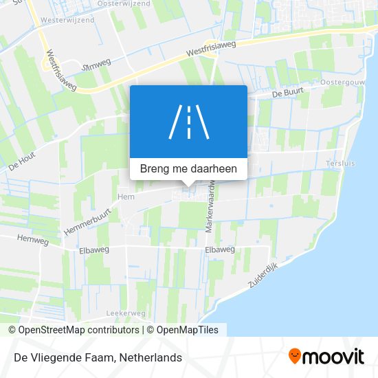De Vliegende Faam kaart