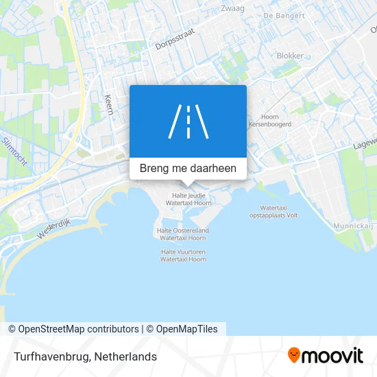Turfhavenbrug kaart
