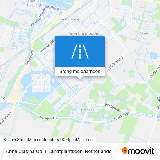 Anna Clasina Op 'T Landtplantsoen kaart