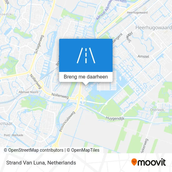 Strand Van Luna kaart
