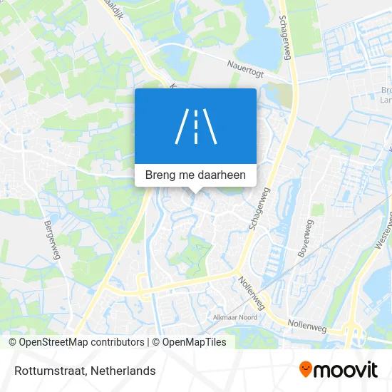 Rottumstraat kaart