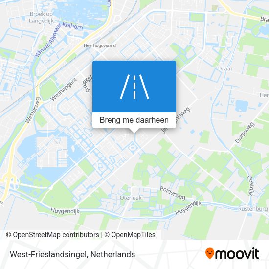 West-Frieslandsingel kaart