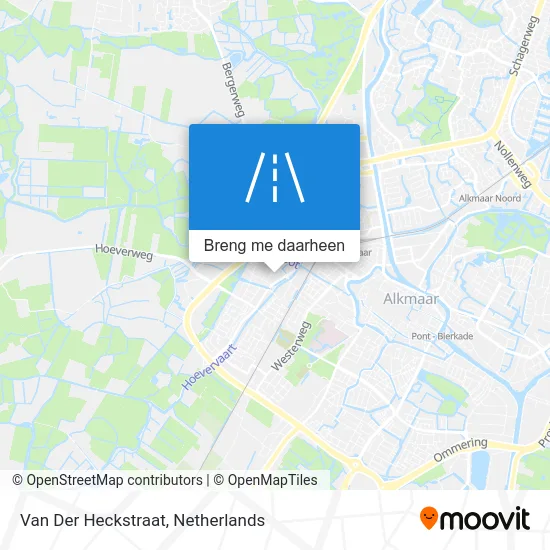 Van Der Heckstraat kaart