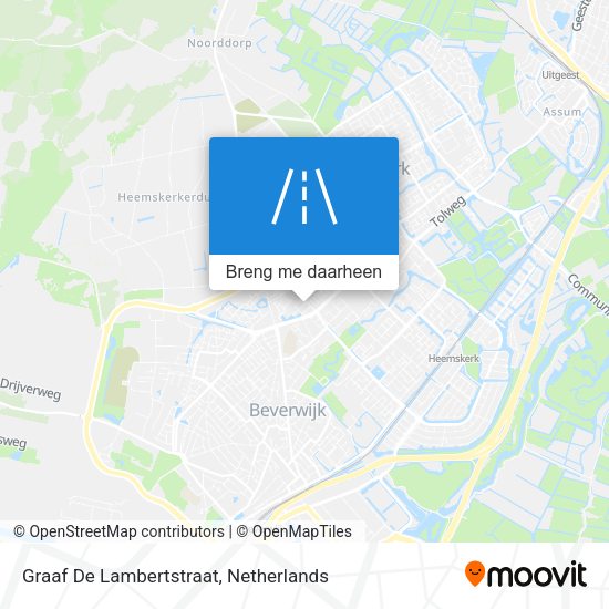 Graaf De Lambertstraat kaart