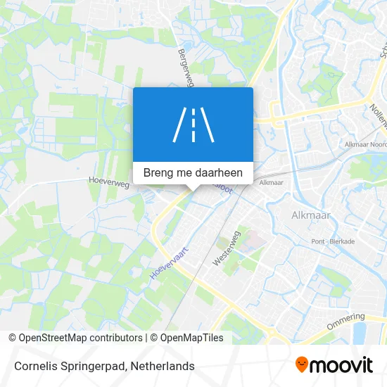 Cornelis Springerpad kaart