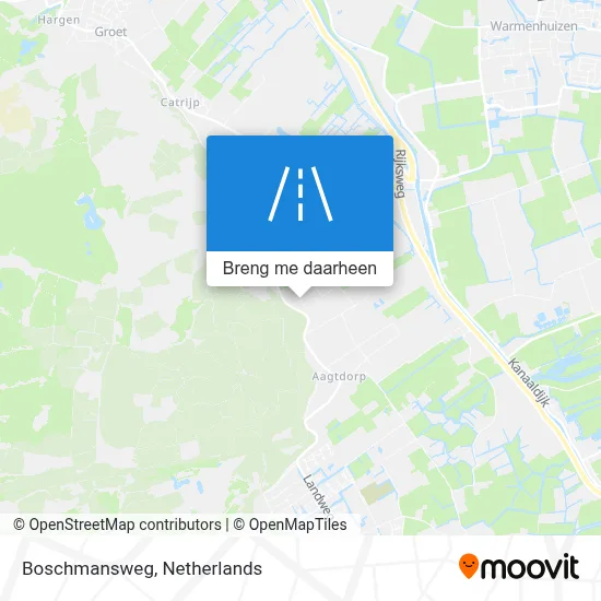 Boschmansweg kaart