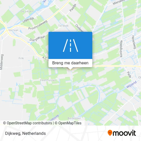 Dijkweg kaart