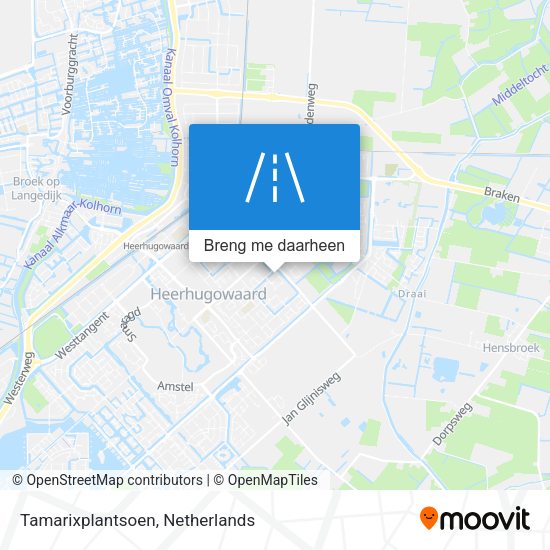 Tamarixplantsoen kaart