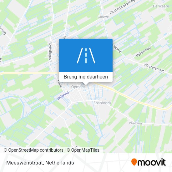 Meeuwenstraat kaart